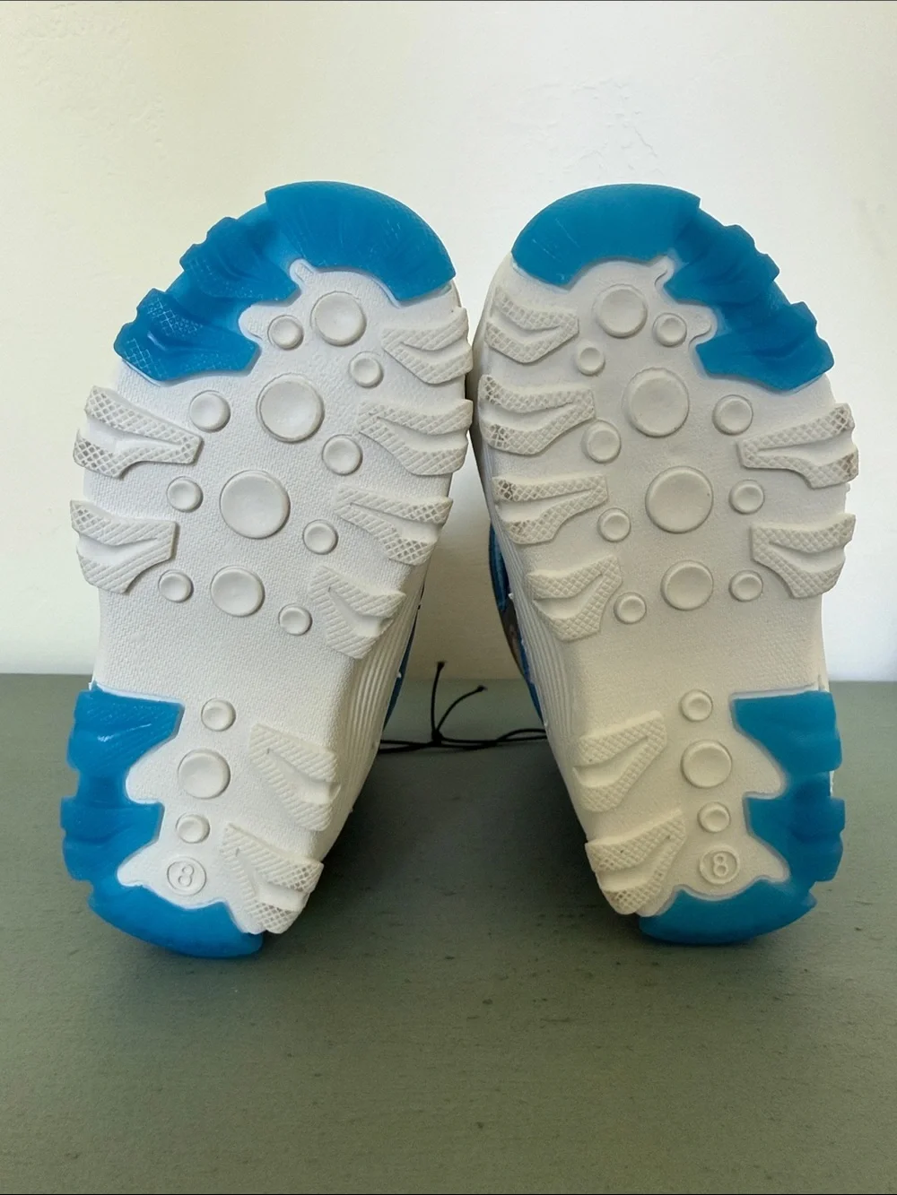 Toddler Winter Snow Boots Light Up Boys Blue Paw Patrol Chase Marshall Size 8